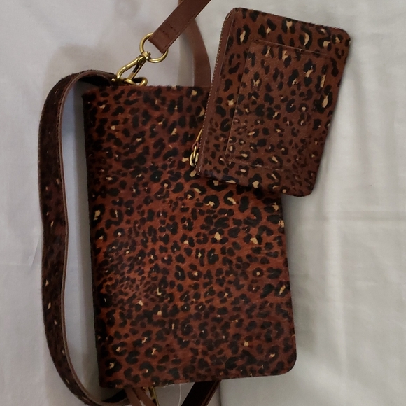 Madewell Bags New Madewell Flap Convertible Crossbody Genuine Calf